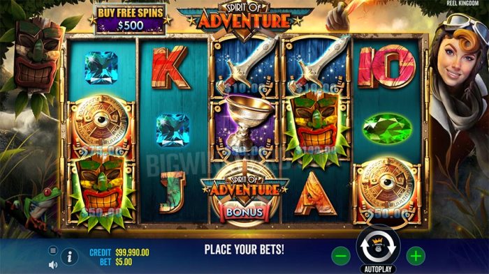 Strategi Maxwin Spirit of Adventure Slot